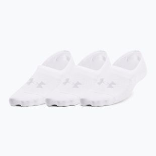 női edzőzokni Under Armour Breathe Lite Ultra Low 3P white/white/mod gray