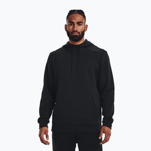 Under Armour Armour Fleece Hoodie férfi edzőpulóver fekete 1373353-001