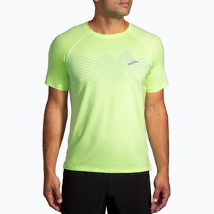 Férfi futópóló Brooks Atmosphere 2.0 lime/elevate