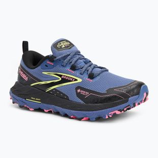 Brooks Cascadia 18 GTX női futócipő szürke kék/fekete/rózsaszín