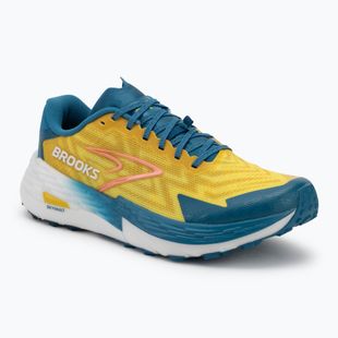 Brooks Catamount 4 férfi futócipő quince/ celestial/ neo ember