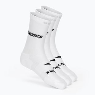 Futózokni Brooks Run-In Crew 3-Pack white
