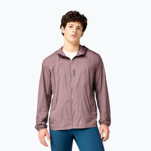 Férfi futókabát Brooks Canopy Packable Jacket brown
