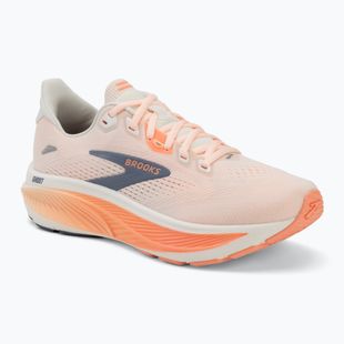Női futócipők Brooks Ghost 18 star white/cyber peach/grey