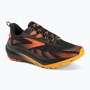Férfi futócipők Brooks Ghost Trail black/red/orange