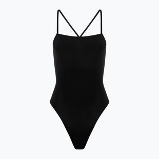 Női egyrészes fürdőruha Hurley Solid Square Neck Moderate One Piece black
