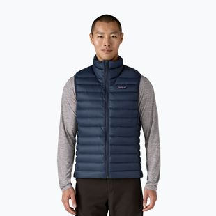 Férfi ujjatlan Patagonia Down Sweater new navy