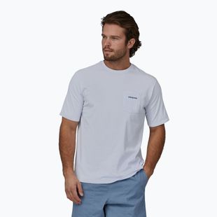 Férfi Patagonia Boardshort Logo Pocket T-shirt Responsibili fehér
