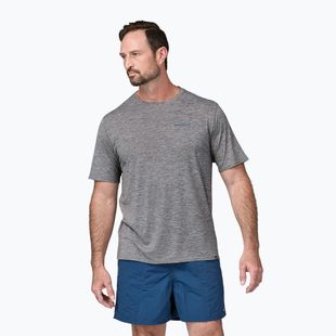 Férfi póló Patagonia Cap Cool Daily Graphic Shirt Waters boardshort logo abalone blue/grey