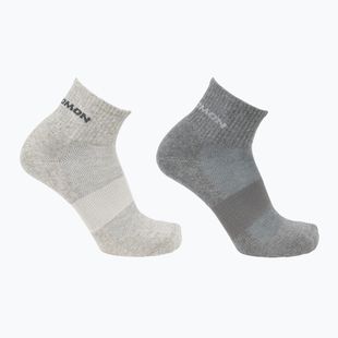 Zokni Salomon Evasion 2 pary light grey/heather medium