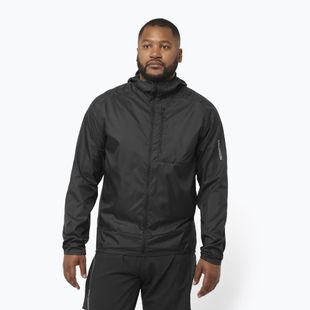 Férfi Salomon Cross Wind mélyfekete futókabát