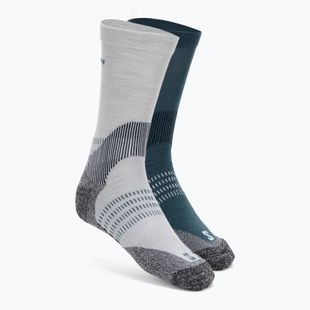 Salomon X Ultra Access Crew 2 pár quarry/stargazer trekking zokni