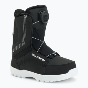 Gyerek snowboard bakancs Salomon Whipstar Boa Jr black/black/white