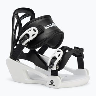 Gyerek snowboard kötés Salomon Goodtime XS black/white