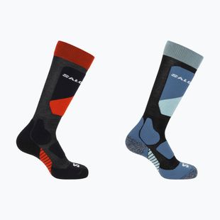 Gyerek sízokni Salomon S/Access Jr 2 black/ magnet