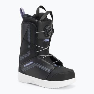 Női snowboardos cipő Salomon Scarlet Boa black/black/persian violet