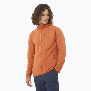 Férfi Salomon Sntial Lightwarm Hybrid Sierra trekking pulóver