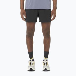 Férfi Salomon SHAKEout Easy 5" mély fekete futónadrág