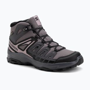 Női Salomon Extegra GTX Mid túracipő henna/run raisin/mahogany rose