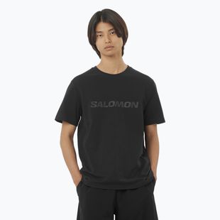 Férfi Salomon Big Logo Tee mély fekete