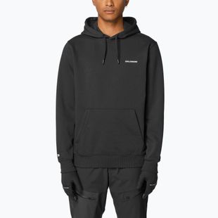 Férfi pulóver Salomon Chest Logo Hoodie deep black