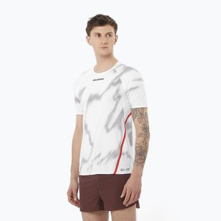 Férfi Salomon S/Lab Speed Tee fehér / andorra futó póló