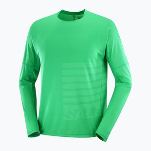 Férfi Salomon Sense Aero Tee GFX parakeet/spearmint hosszú ujjú futócipő