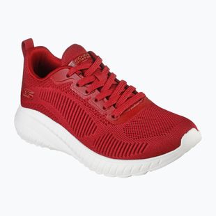 SKECHERS Női cipő Bobs Squad Chaos Face Off piros