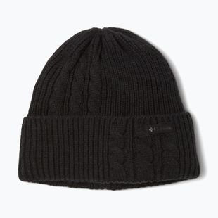 Női téli sapka Columbia Agate Pass Cable Knit black