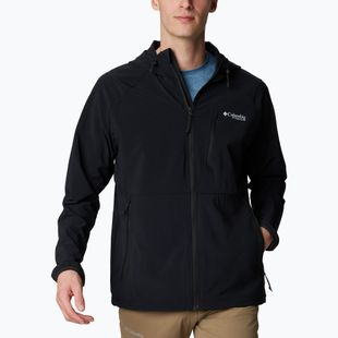 Férfi Columbia Triple Canyon kapucnis softshell kabát fekete