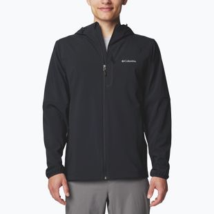 Férfi trekking pulóver Columbia Tech Softshell Hoodie black