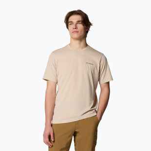 Férfi Columbia Rockaway River Graphic dark stone/winding wonder trekking póló