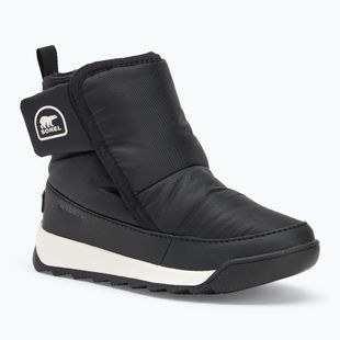Sorel Gyermek Whitney II Plus Bootie WP hócipő fekete/tengeri só