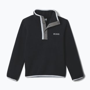 Gyerek polár pulóver Columbia Halvetia II Half Snap Fleece black/city grey