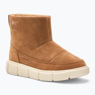 Női Sorel Explorer III Slip-On WP bársony barna/kréta hócsizma