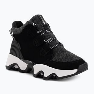 Női Sorel Kinetic Impact Caribou fekete/tengeri só csizma