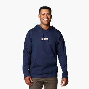 Férfi Columbia Trek Hoodie coll navy/puff box gem trekking melegítő pulóver