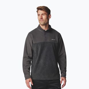 Férfi polár pulóver Columbia Steens Mountain Half Snap II charcoal heather/shark