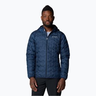 Férfi pehelykabát Columbia Delta Ridge II Down Hooded collegiate navy