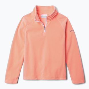 Gyerek polár pulóver Columbia Glacial Fleece hot coral