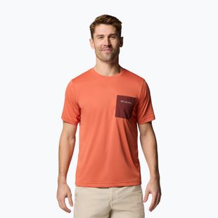 Férfi Columbia Hike Pocket Crew Tuscan heather póló
