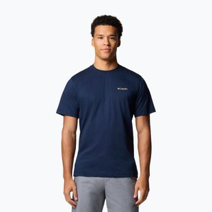 Férfi Columbia Kettle River Back Graphic Tee kollegiális tengerészkék ing