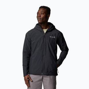 Férfi Columbia Loop Trail II Windbreaker kabát fekete