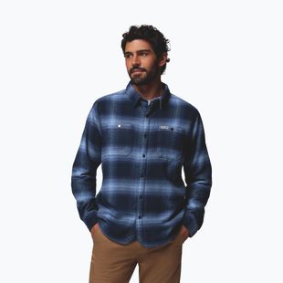 Férfi ing Columbia Windward II collegiate navy blurred ombre