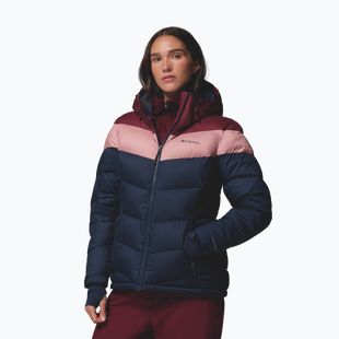 Női sídzseki Columbia Abbott Peak II Ins collegiate navy/rich wine/eraser pink