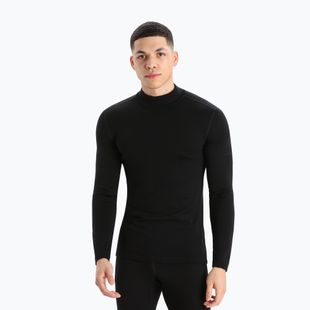Férfi termoaktív pulóver icebreaker 260 Tech Turtleneck fekete