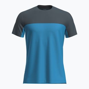 Férfi túrapóló icebreaker Merino Cool-Lite Sphere III SS Tee Colour Block arctic/abyss