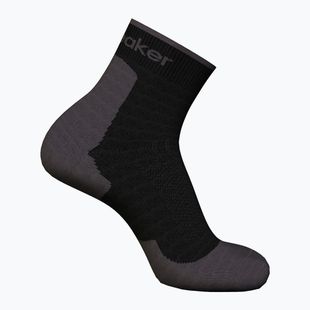 Férfi trekking zokni Icebreaker Merino Hike+ Light Mini black/obsidian