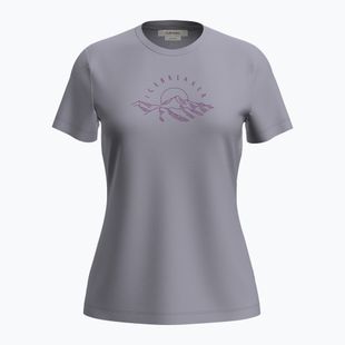 Icebreaker női Merinor 150 Tech Lite Tee Sunrise Summit szürke kvarc póló szürke T-shirt