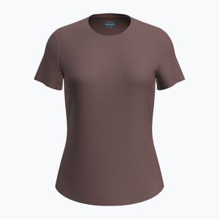 Női túrapóló icebreaker Merino 125 Cool-Lite Sphere III SS Tee carob heather